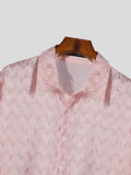 Mens Fringe Design See Through Lapel Shirt SKUK43630