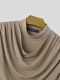 Mens Solid Layered Design Long Sleeve T-Shirt SKUK44482