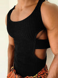 Sexy Side Hollow Knitted Pit Strip Vest SKUI90371
