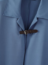 Men's Solid Long Lapel Cloak SKUL30453