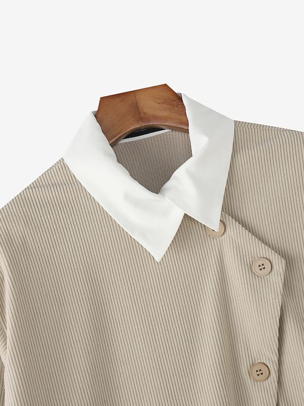 Men's Solid Color Casual Long Sleeve Jacket SKUL43723