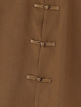 Men's New Chinese Style Mandarin Collar Frog Button Cropped Waistcoat SKUL57696