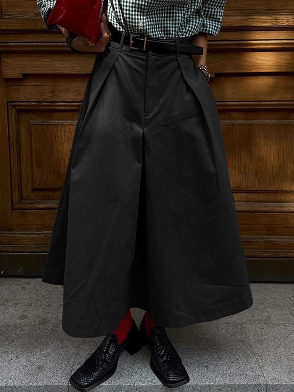 Men's Solid Color Loose Wide Leg Pant SKUL41206