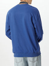 Mens U-Print Crew Neck Long Sleeve Hoodie SKUK79550