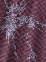 Men's Plaid Pattern Short Sleeve Shirt SKUL31876