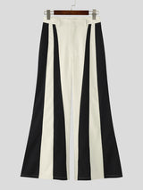 Mens Casual Colorblock Wide-Leg Pant SKUL20903