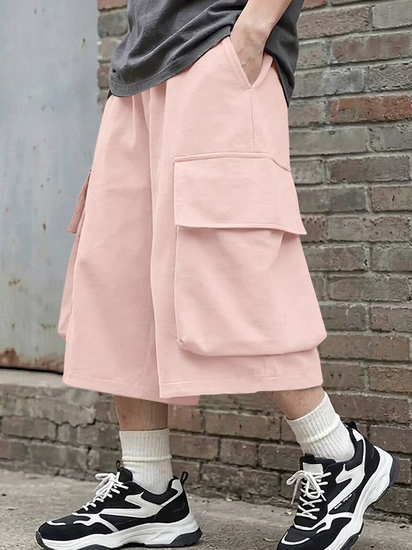 Men's Casual Pocket 3/4 Length Short SKUL50125