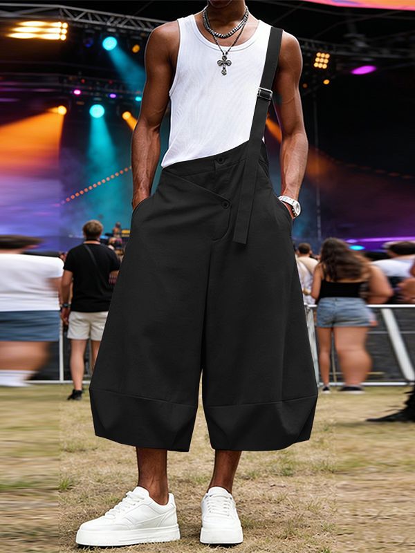 Men's Deconstructed One Shoulder Overall SKUL55369