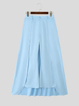 Men's Long Hem Patchwork Casual Pant SKUL27377