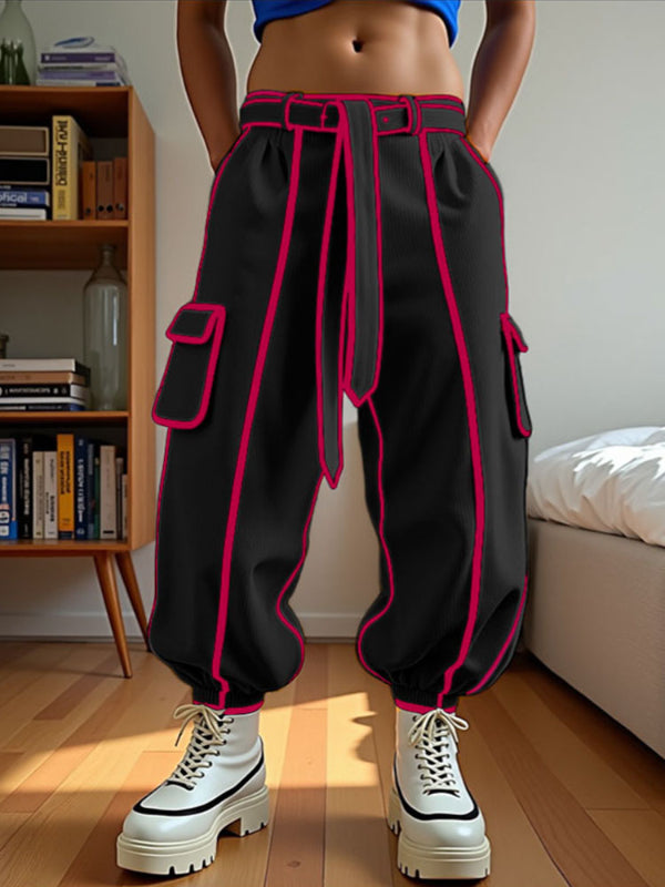 Mens Bold Stripe Loose Casual Pant SKUL19340