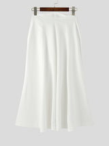 Men's Solid Color High Waist Loose Pant SKUL17988