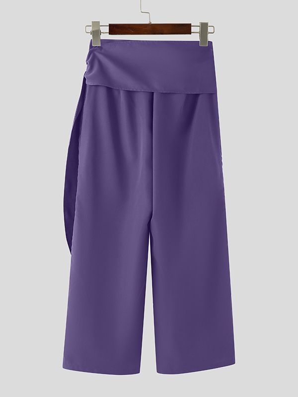 Men's Deconstructed Lace Up Straight Leg Pant SKUL51051