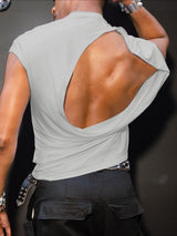 Men's Deconstructed Cutout Back Tank SKUL42552