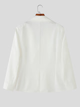 Men's Solid Casual Long Sleeve Blazer SKUL27300
