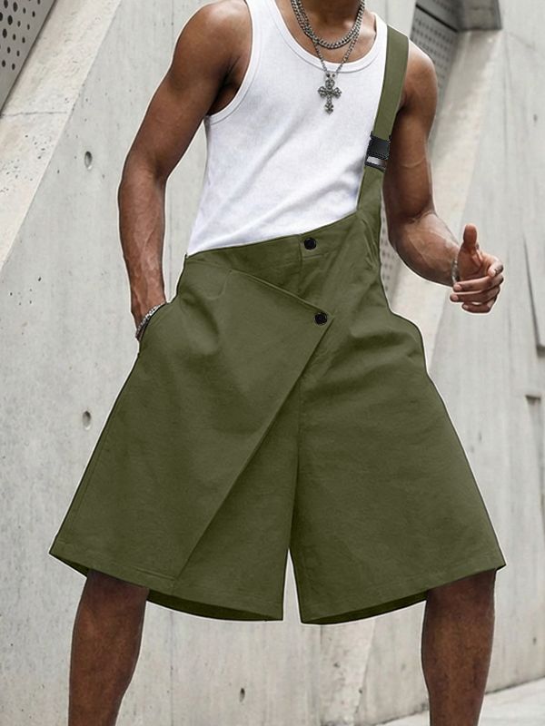 Men's Deconstructed One Shoulder Overall SKUL55380