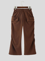 Men's Deconstructed 3D Ruched Flared Pant SKUL53282