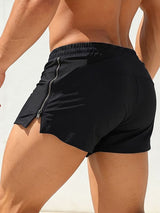 Men's Lightweight Zipper Side Split Short SKUL64007
