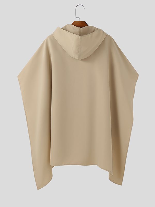 Men's Deconstructed Hollow Loose Cloak SKUL44177