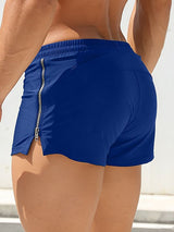 Men's Lightweight Zipper Side Split Short SKUL64007