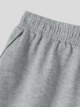 Men's Clean Fit Lounge Vacation Shirred Elastic Waistband Split Short SKUL83195