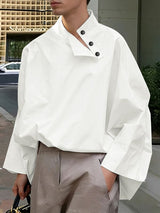 Men's Neck Button Design Long Sleeve Shirt SKUL51821