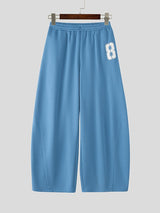 Men's Number 8 Print Casual Pant SKUL49939