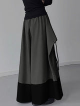 Men's Contrast Wide Leg Casual Pant SKUL51056