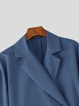 Men's Solid Color Loose Casual Two Pieces Outfit SKUL52016