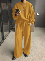 Men's Solid Color Casual Two Pieces Outfit SKUL28508