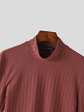Mens Lace-Up Flared Sleeve Knit Pullover Sweater SKUK34401