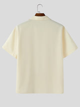 Men's Floral Print Short Sleeve Shirt SKUL15448