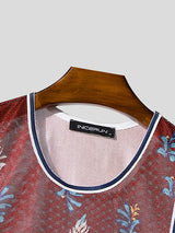 Men's Number Print Sheer Mesh Tank SKUL15093