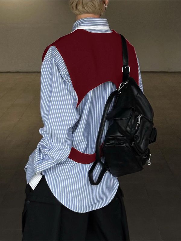 Men's Solid V Neck Casual Waistcoat SKUL31917