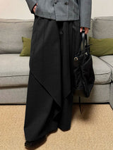 Men's Solid Color Layered Casual Pant SKUL29788