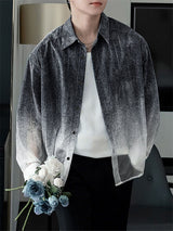 Men's Gradient Long Sleeve Shirt SKUL27304