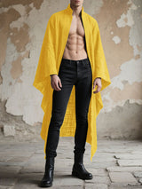 Men's Solid Color Textured Long Sleeve Cardigan SKUL26047