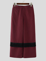 Men's Contrast Print Wide Leg Casual Pant SKUL26154