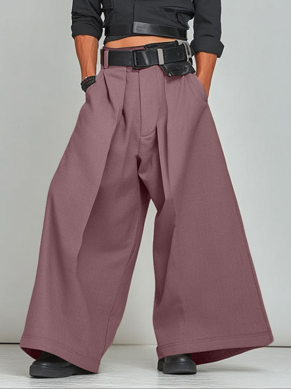 Men's Solid Color Loose Casual Pant SKUL29550