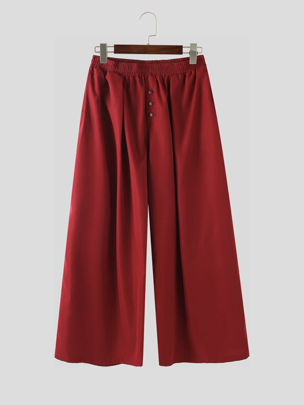 Men's Solid Minimalist Loose Casual Pant SKUL26221