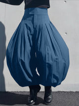 Men's Deconstructed Solid Color Pleated Pant SKUL50872