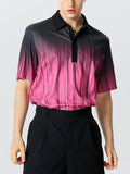 Mens Ombre Print Knit Golf Shirt SKUK15292