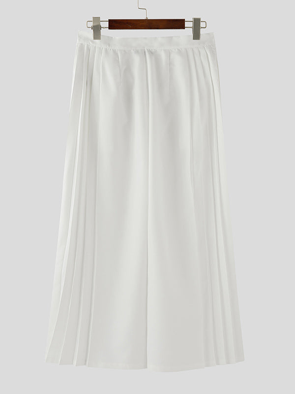 Men's Casual Pleated Loose Pant SKUL25095