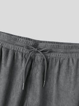 Men's Japanese Workwear City Walk Corduroy Cargo Flap Pocket Cuffed Pant SKUL84772