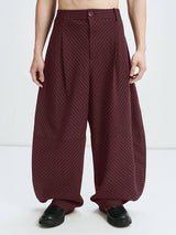 Men's Deconstructed Striped Curved Blade Pant SKUL47676