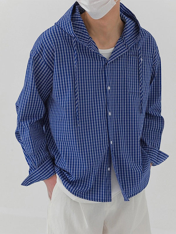 Men's Striped Casual Long Sleeve Shirt SKUL27350