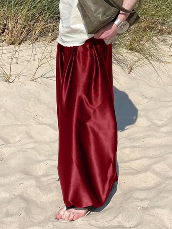 Men's Glossy Loose Casual Pant SKUL31924