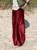 Men's Glossy Loose Casual Pant SKUL31924