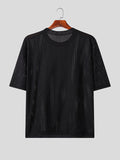Mens Mesh Knit See Through Casual T-Shirt SKUK20221