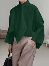 Men's Deconstructed Tie Long Sleeve Shirt SKUL32851