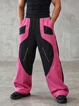 Mens Loose Color-Block Spliced Pant SKUK88052